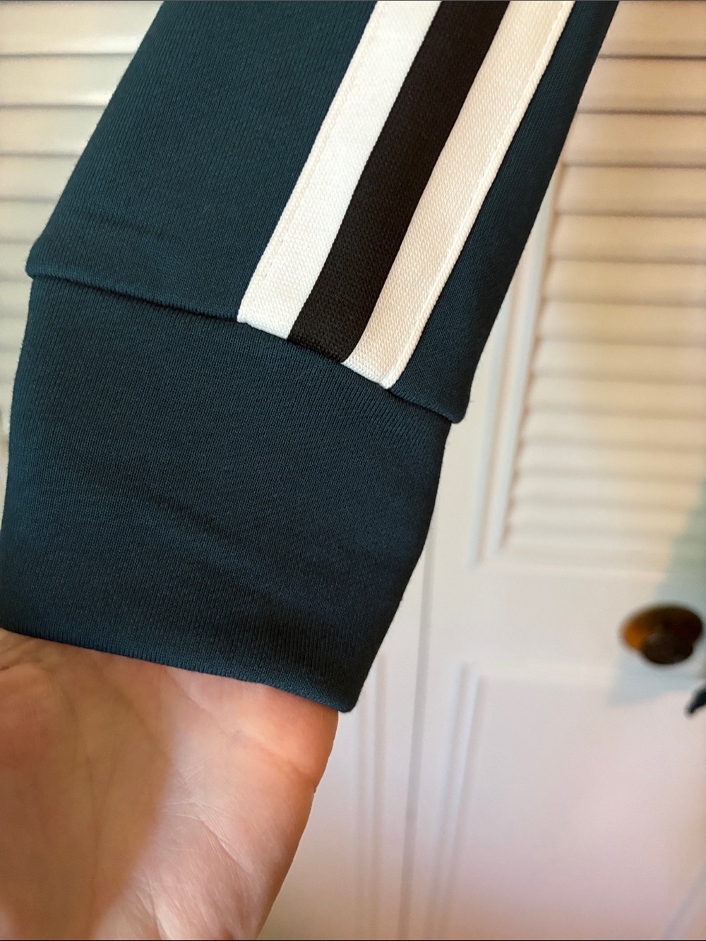 Athleta Crosstown Quarter-Zip Teal Track Dress Size Medium - Picture 12 of 15